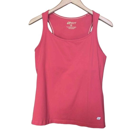 Eddie Bauer Sport Workout Yoga Active Racerback Tank Top Coral Size‎ M - Picture 1 of 6